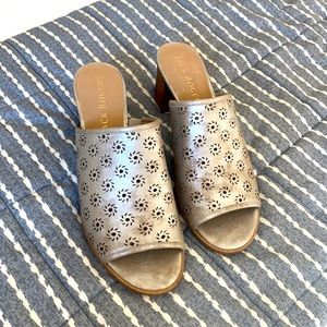 JACK ROGERS Mule Heeled Sandal - Worn once